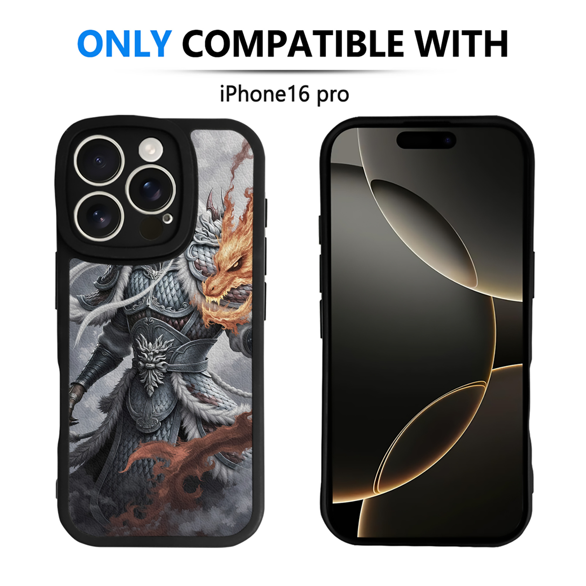 （画像用） Ne Zha 2 ナタ 魔童の大暴れ 【iPhone 16シリーズ対応】シリコンスマホケース（レザー調） 材質：シリコン